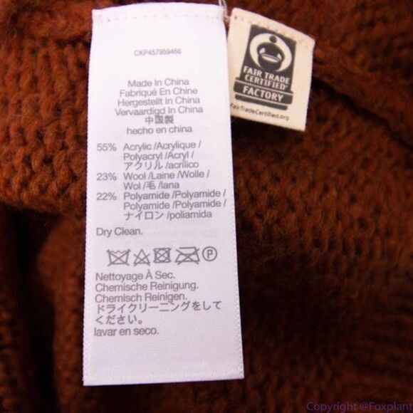 NEW‎ Madewell Somervell Modern Cable Turtleneck Sweater, size XXS - Picture 12 of 16